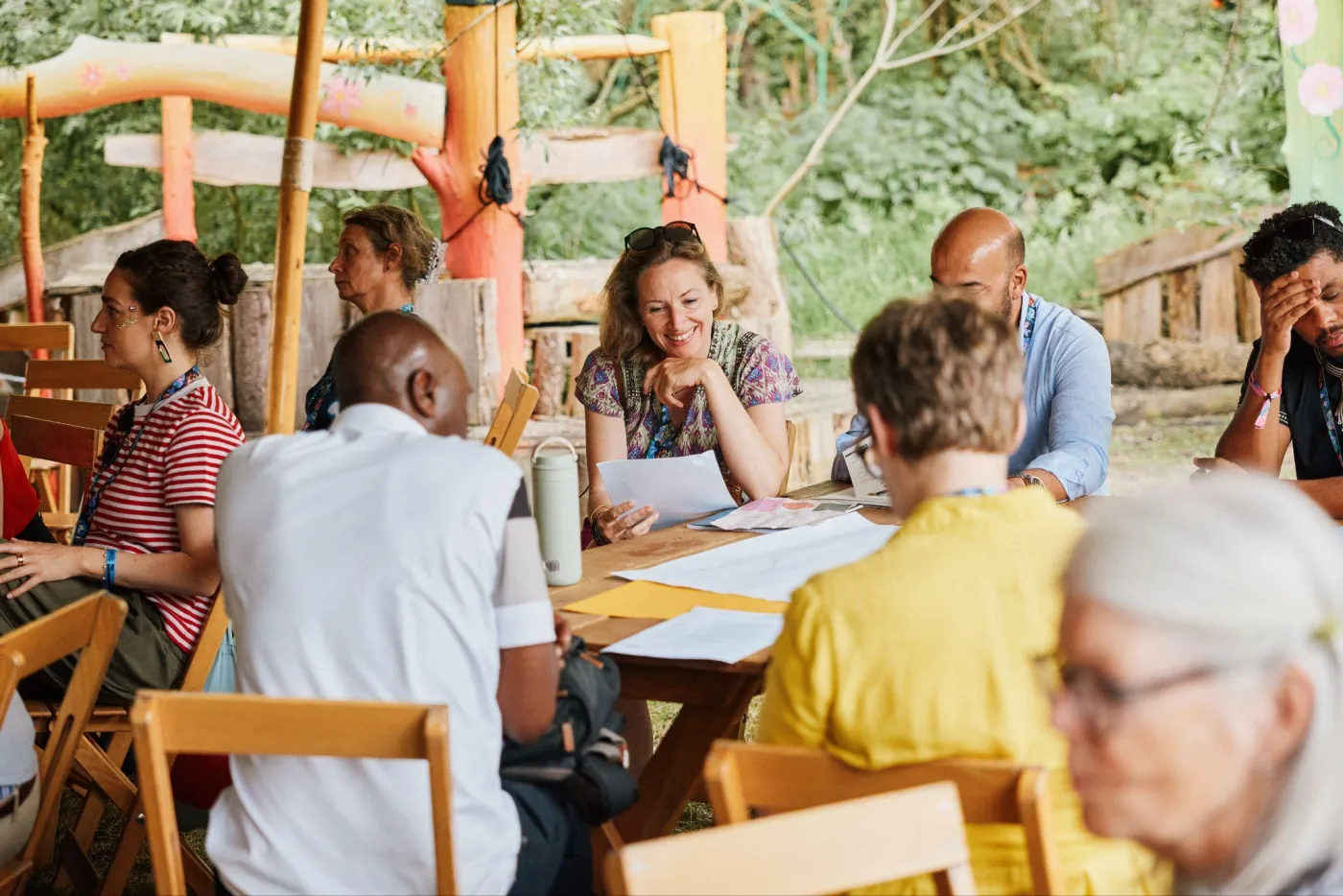 A community dinner during KFF2026